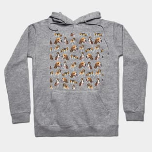 watercolors beagles Hoodie